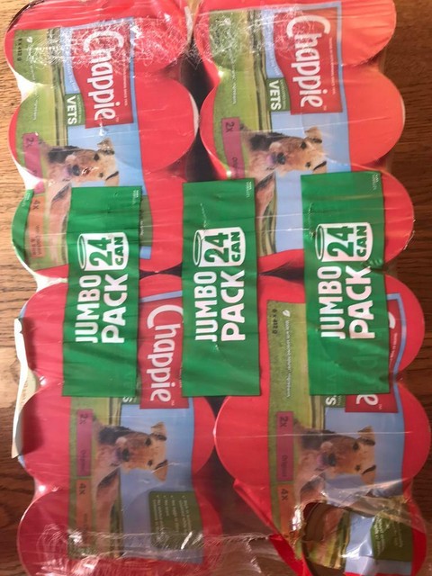 chappie dog food large tins